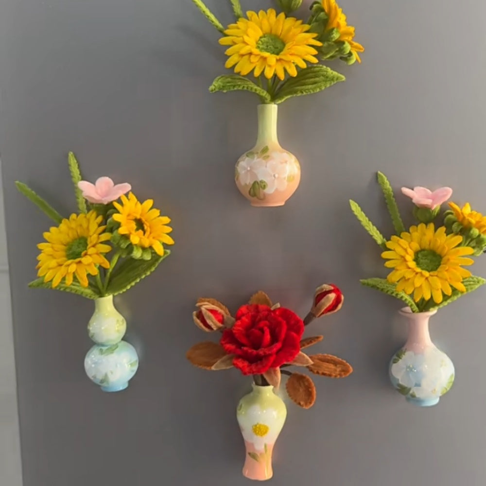 Floral Fridge Magnet