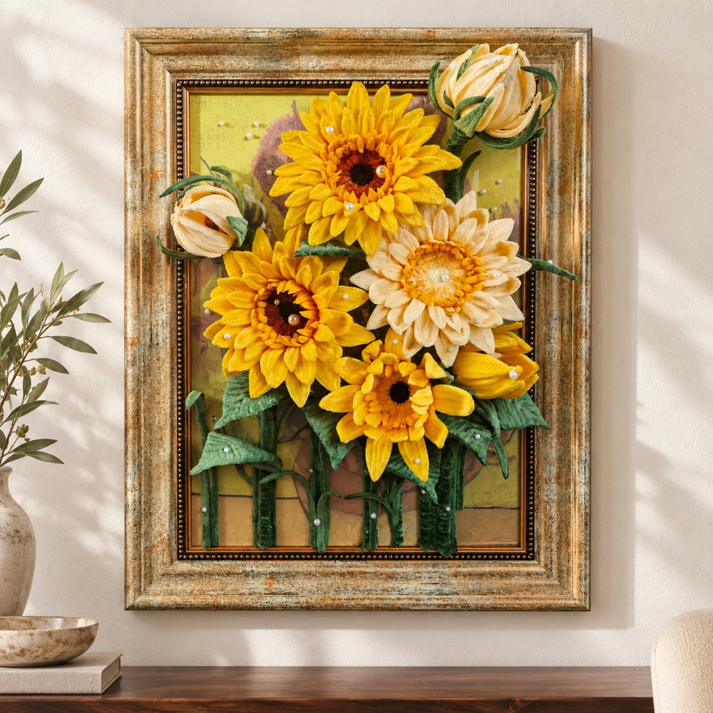 Wall-Hung Framed Floral